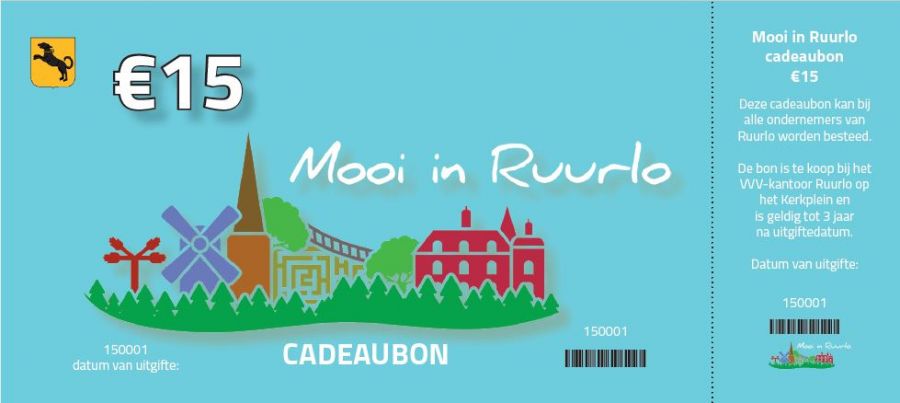 Cadeaubonnen VVV Ruurlo